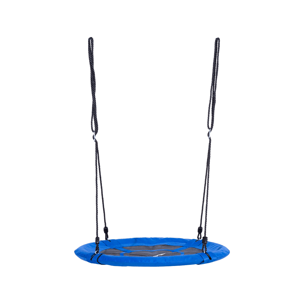 Blue Round Hanging Swing For Kids