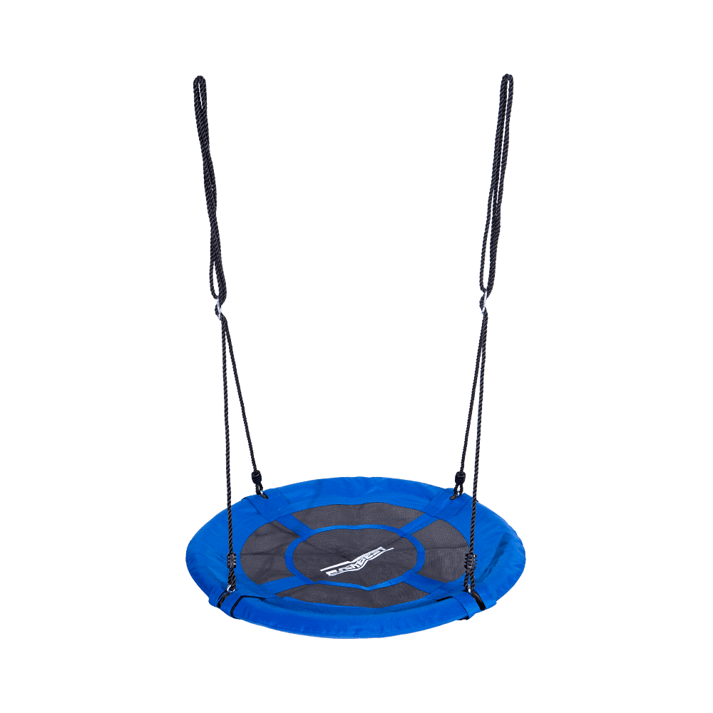 Blue Round Hanging Swing For Kids